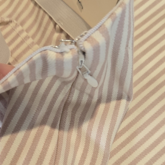 a new day Cream Striped Cropped Pants - Picture 3 of 5